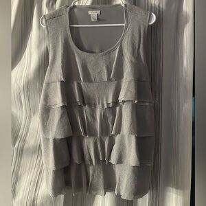 Women’s Chico’s Grey tank top size 3 XL